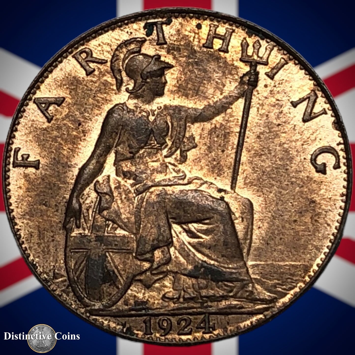 Great Britain 1924 Farthing 1/4d GB4782