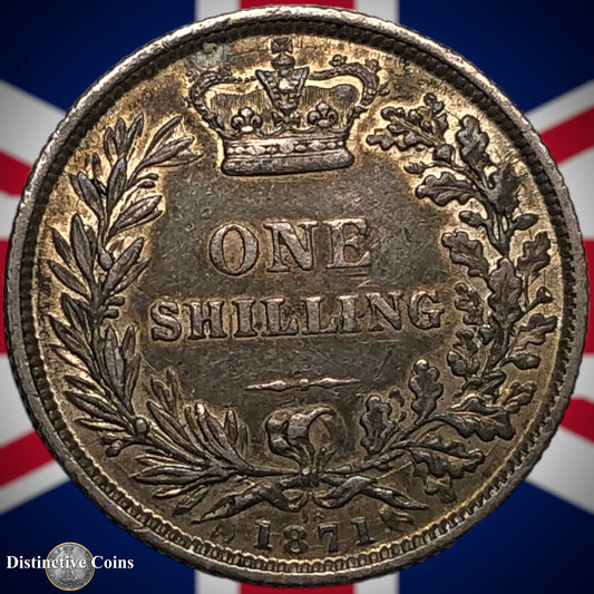 Great Britain 1871 British One Shilling GB0318