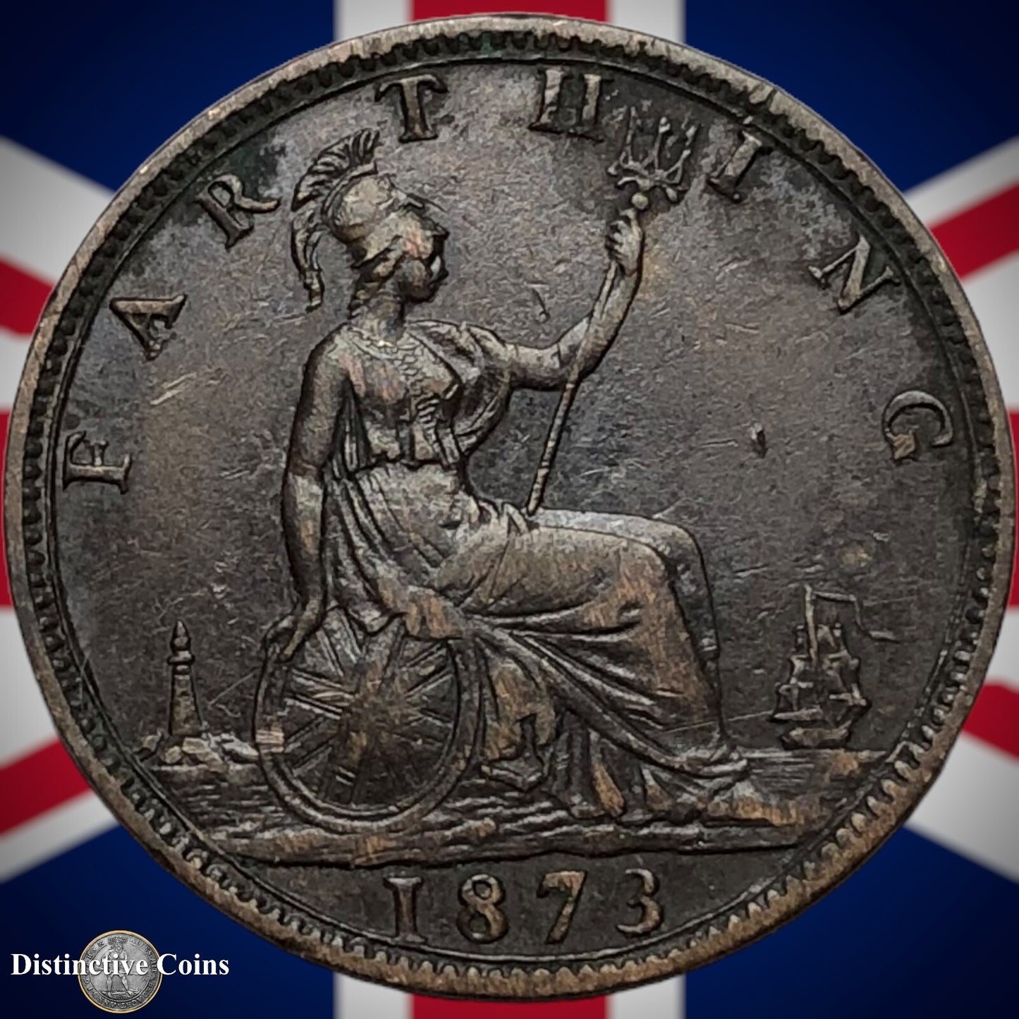 Great Britain 1873 Farthing 1/4d GB3684