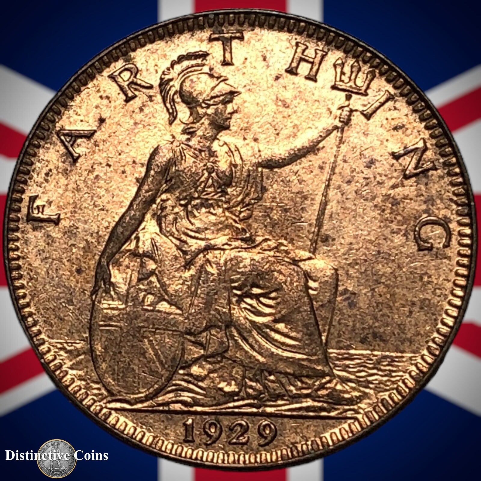 Great Britain 1929 Farthing 1/4d GB4880