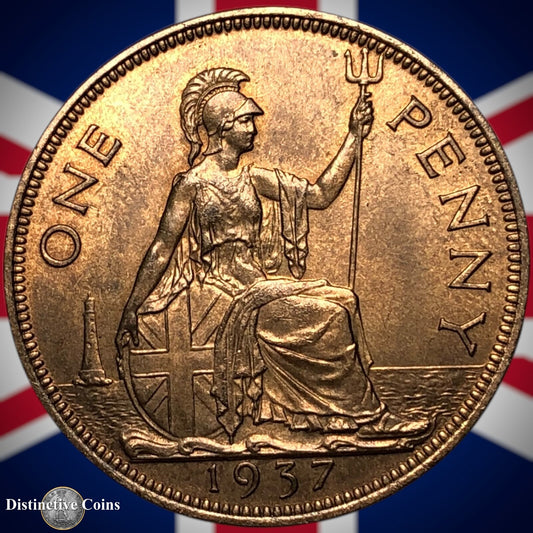 Great Britain 1937 Penny 1d GB7210