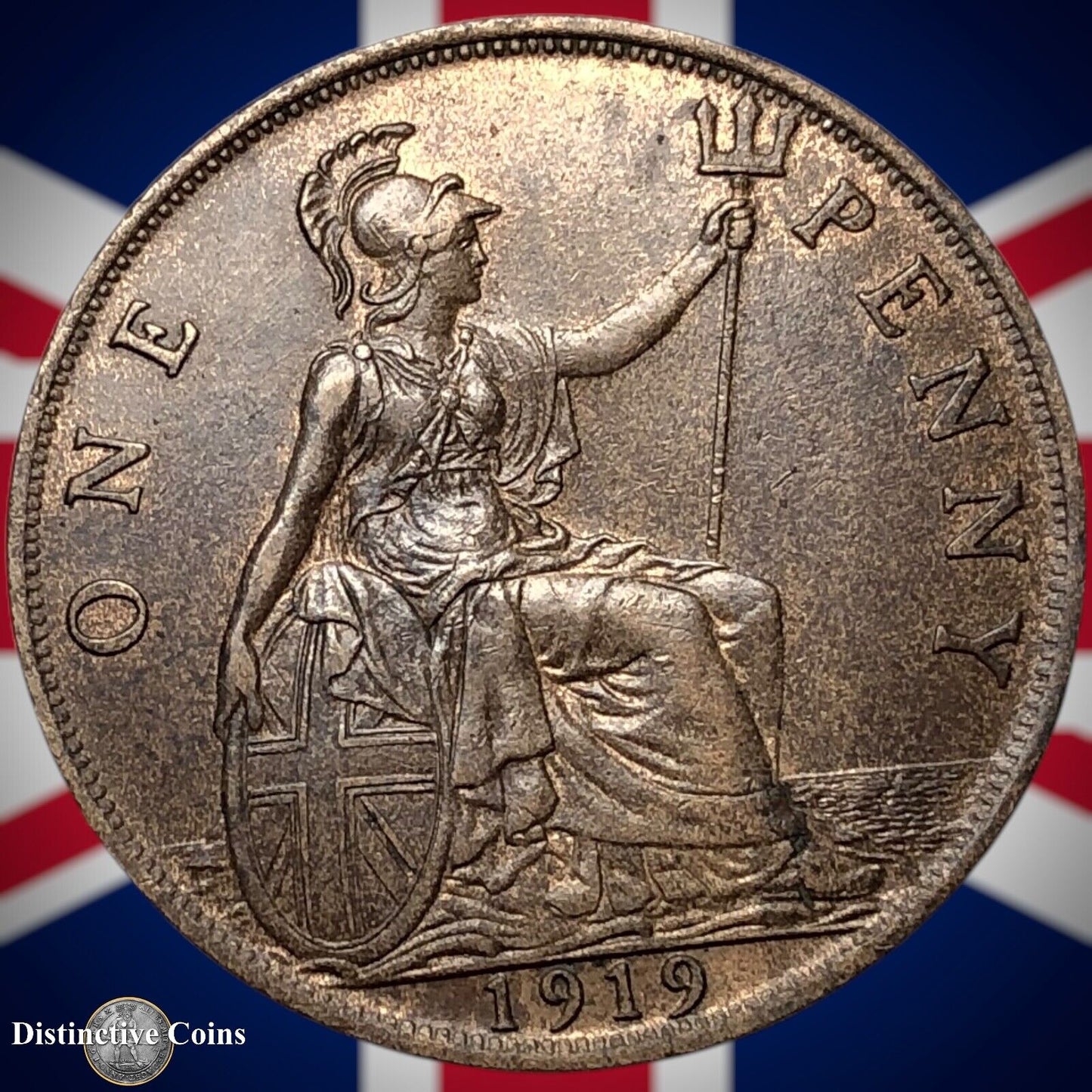 Great Britain 1919 Penny 1d GB6921