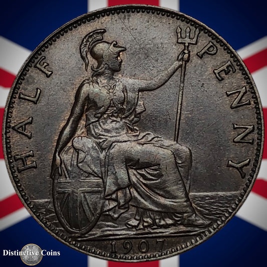 Great Britain 1907 Half Penny 1/2d GB5816