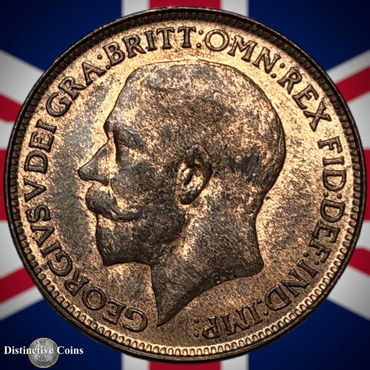 Great Britain 1925 Farthing 1/4d GB4816