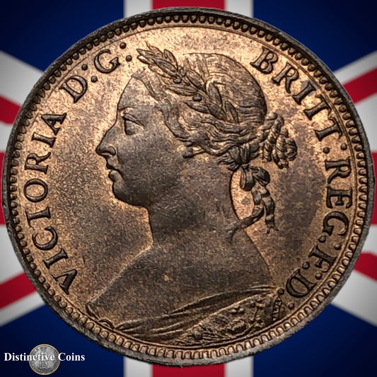 Great Britain 1893 Farthing 1/4d GB4365