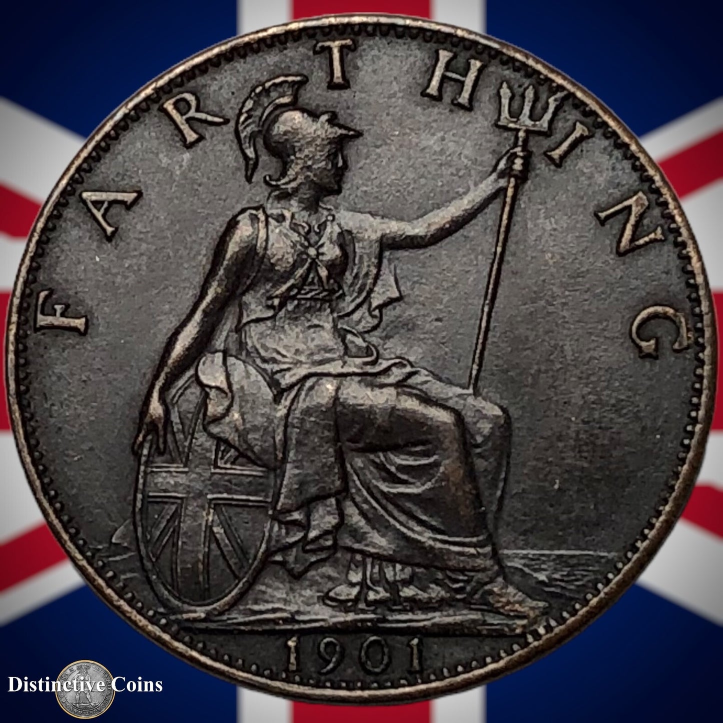 Great Britain 1901 Farthing 1/4d GB4497