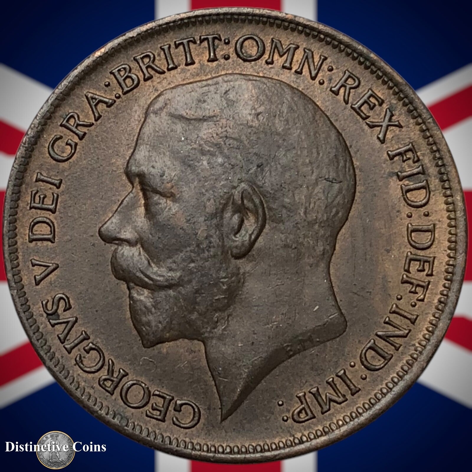 Great Britain 1918 Penny 1d GB6872