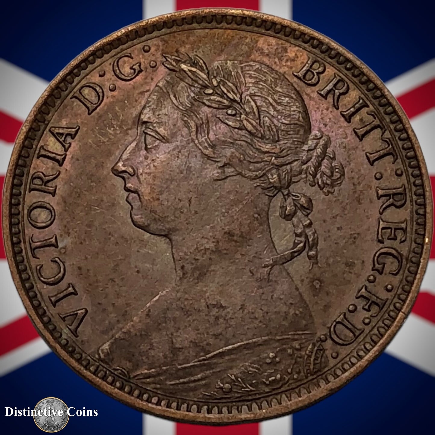 Great Britain 1886 Farthing 1/4d GB4240