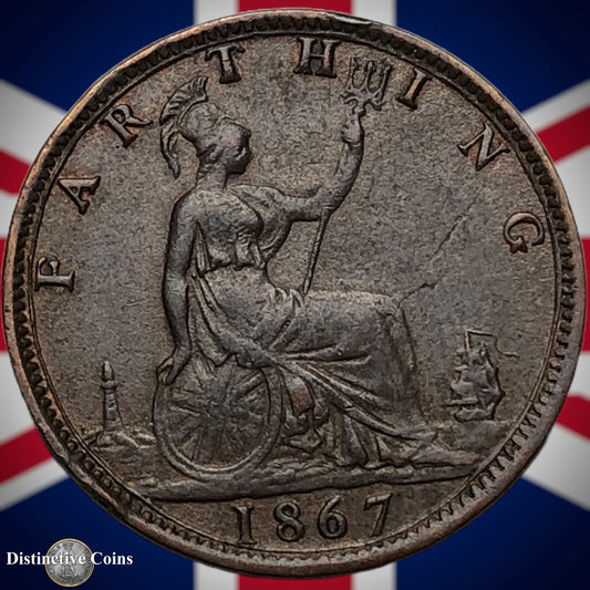 Great Britain 1867 Farthing 1/4d GB3606