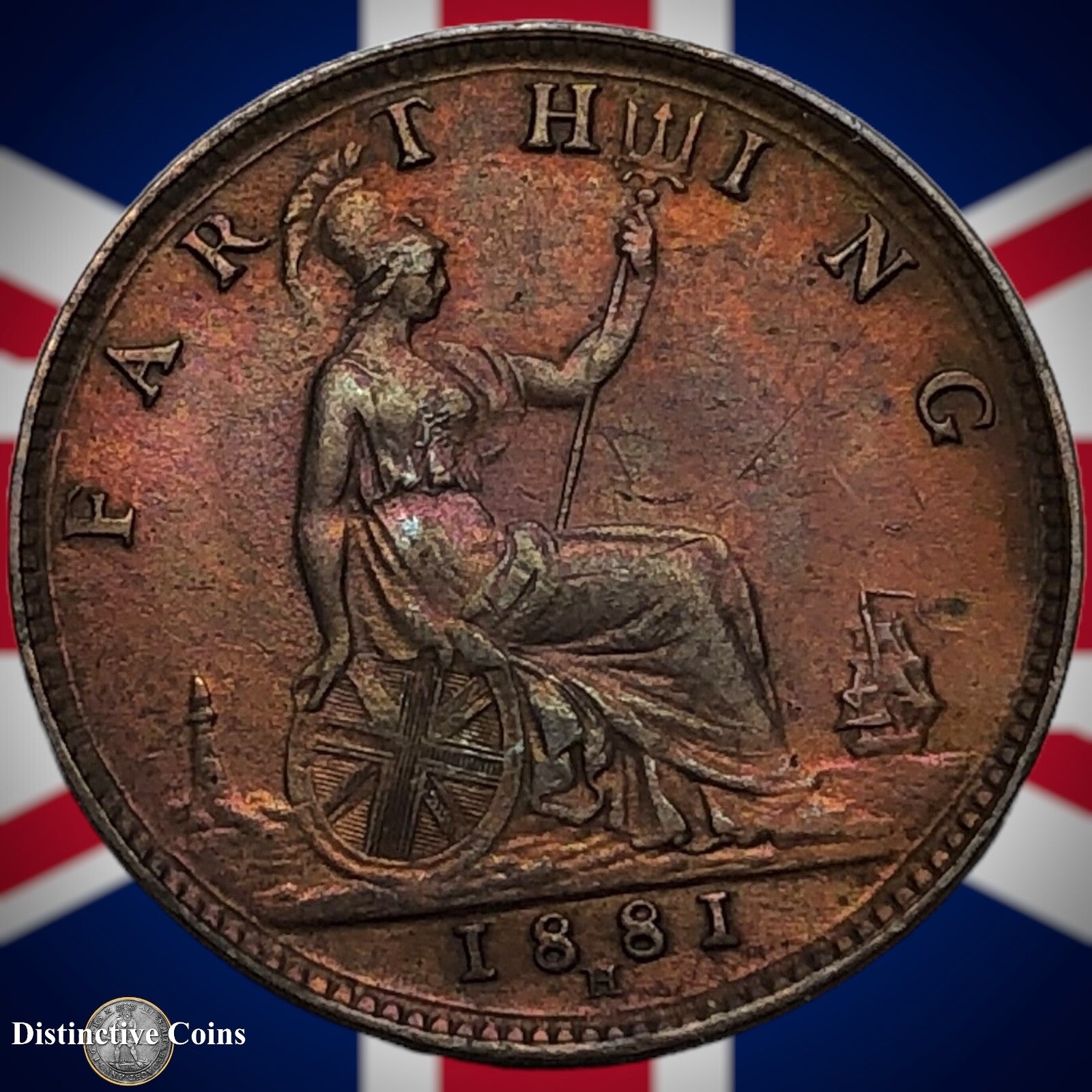 Great Britain 1881 H Farthing 1/4d GB3927