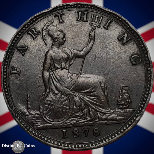 Great Britain 1878 Farthing 1/4d GB3798