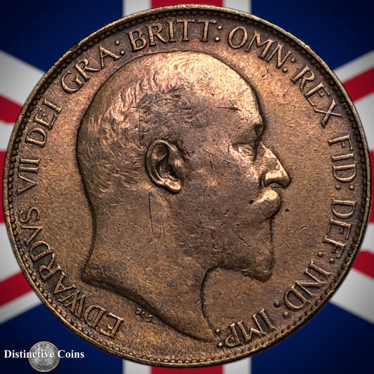 Great Britain 1907 Half Penny 1/2d GB5814