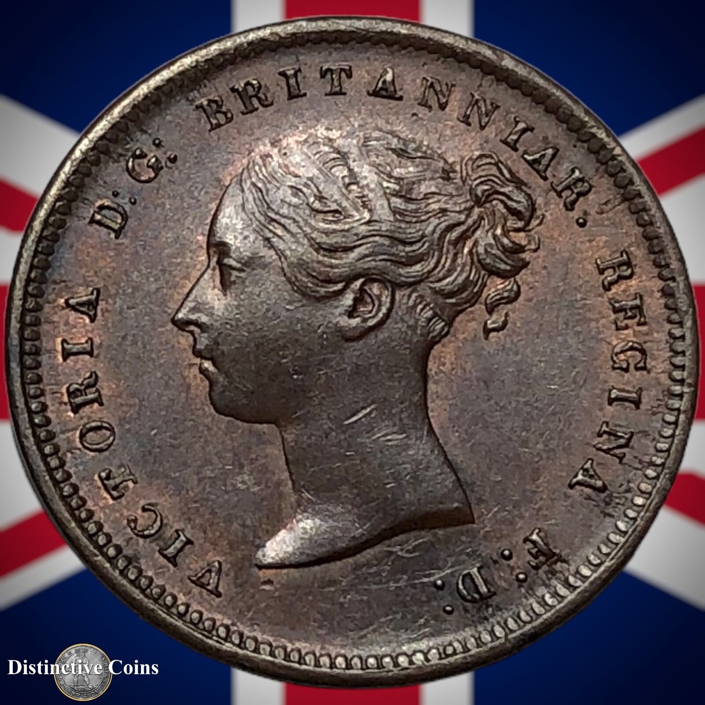 Great Britain 1847 Half Farthing 1/2 Penny GB3139