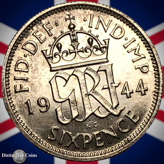 Great Britain 1944 Six Pence GB1746
