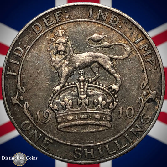 Great Britain 1910 British One Shilling GB0873