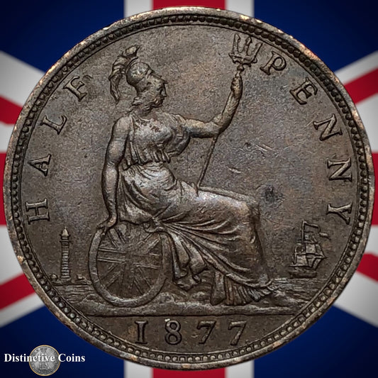 Great Britain 1877 Half Penny 1/2d GB5540