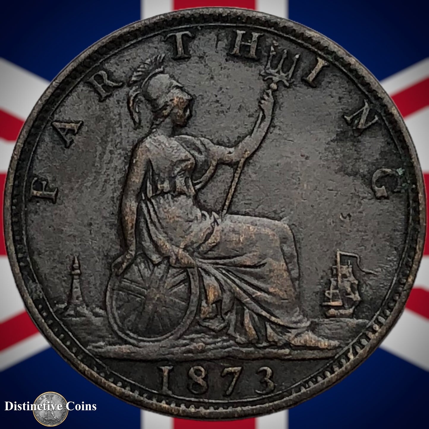 Great Britain 1873 Farthing 1/4d GB3671