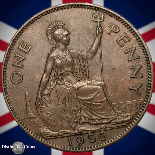 Great Britain 1950 Penny 1d GB7310