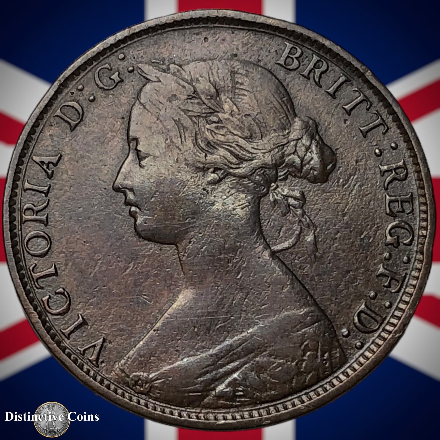 Great Britain 1861 Half Penny 1/2d GB5354