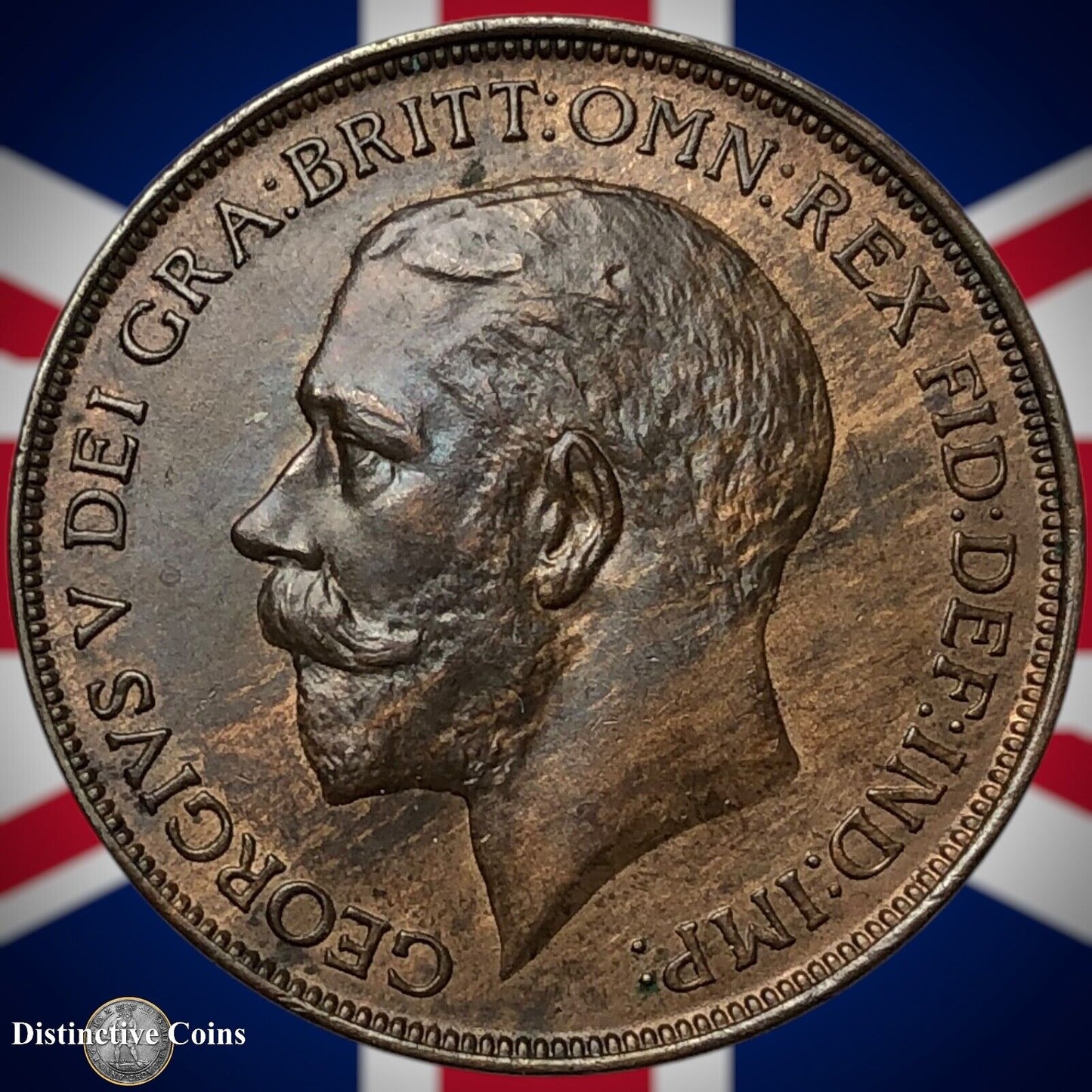 Great Britain 1913 Penny 1d GB6807