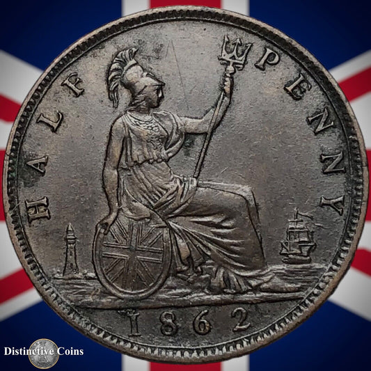Great Britain 1862 Half Penny 1/2d GB5427