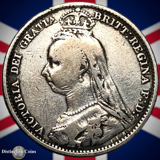 Great Britain 1890 Six Pence GB2735