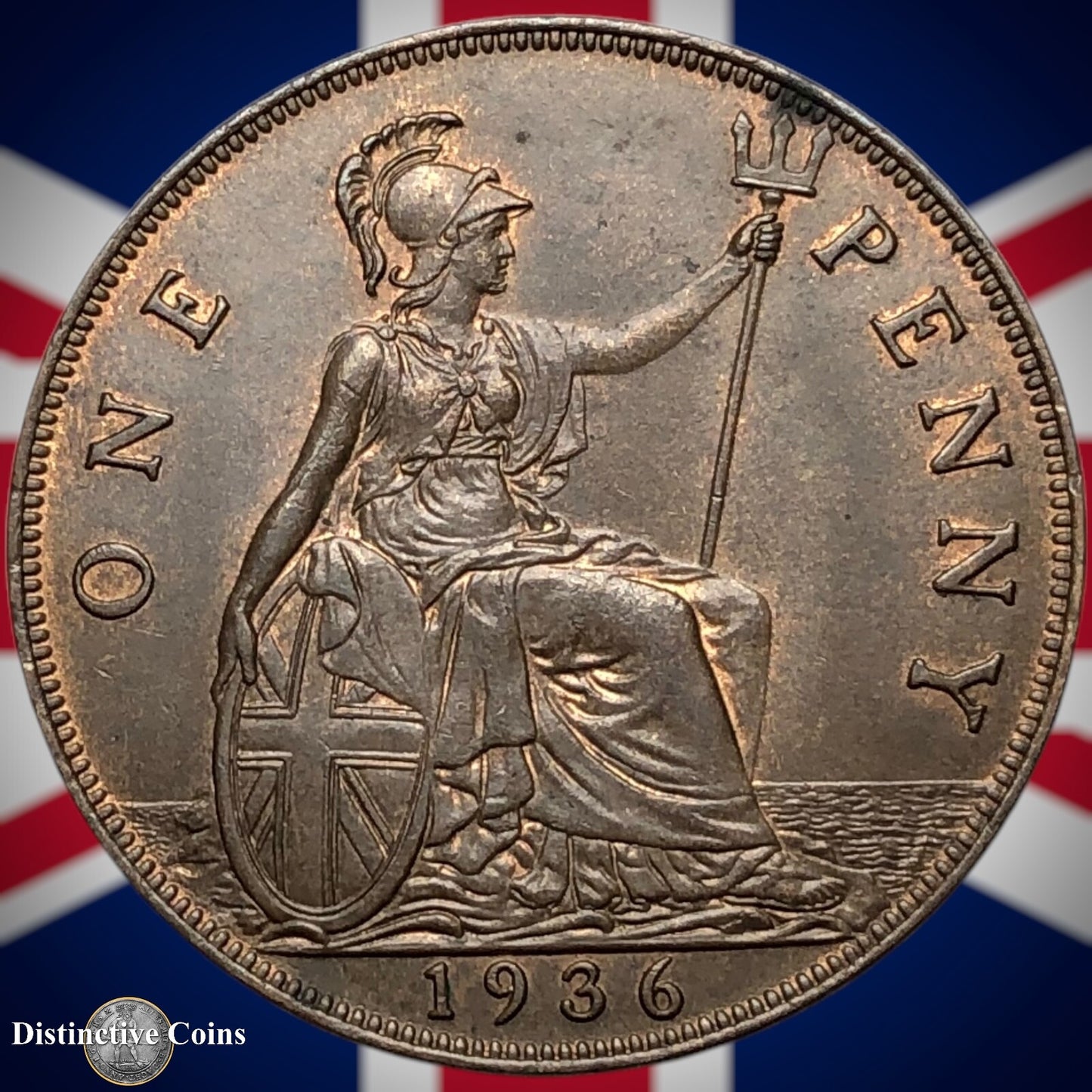 Great Britain 1936 Penny 1d GB7185