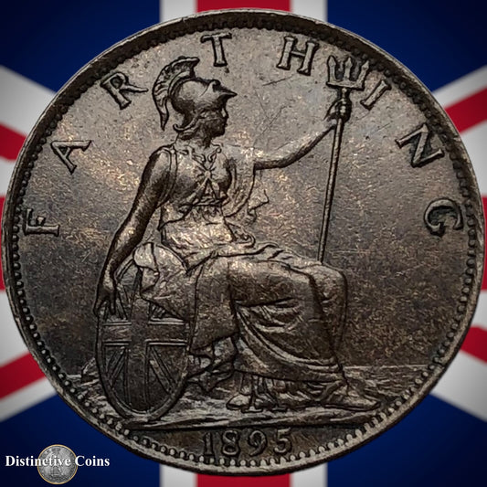 Great Britain 1895 Farthing 1/4d GB4404