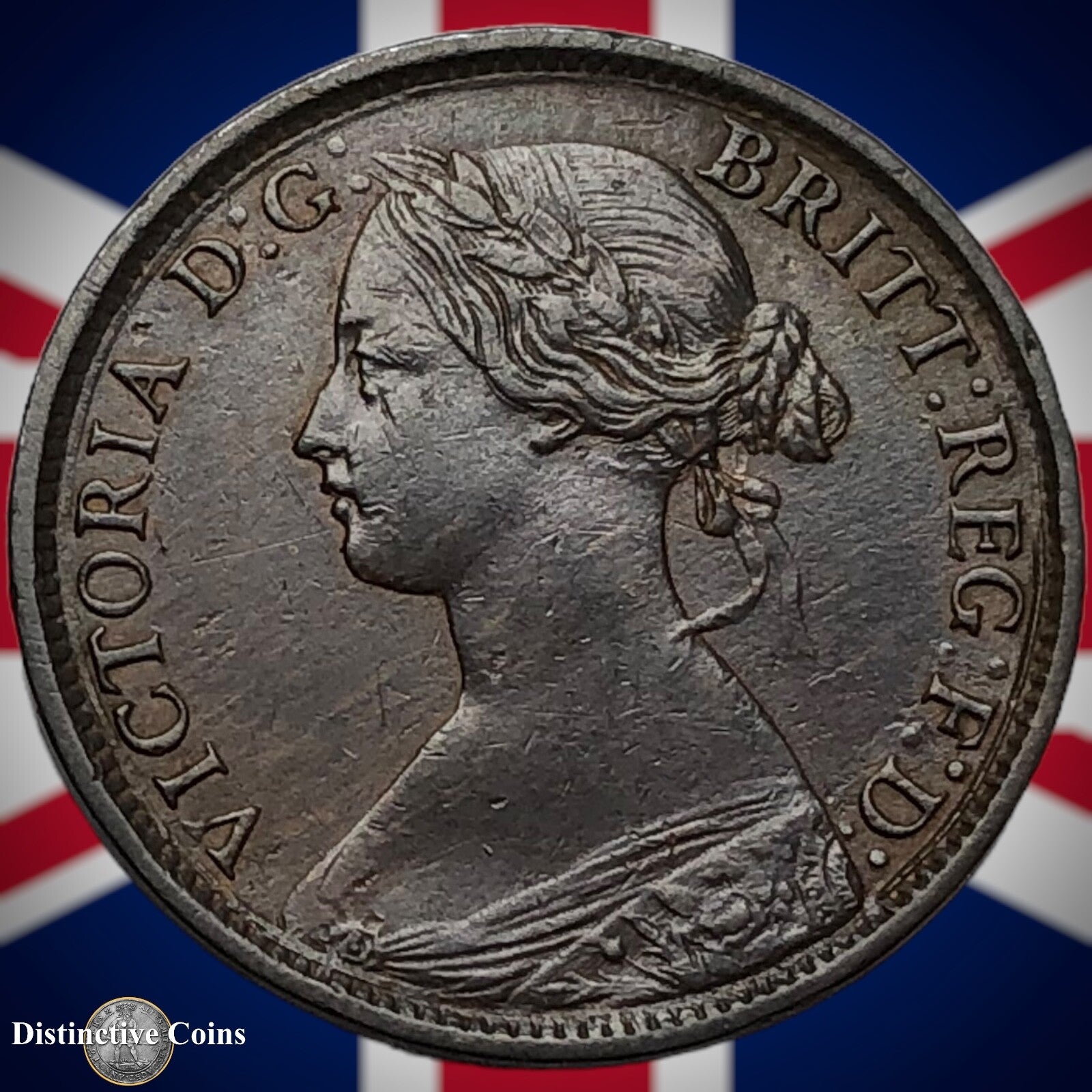 Great Britain 1862 Farthing 1/4d GB3501