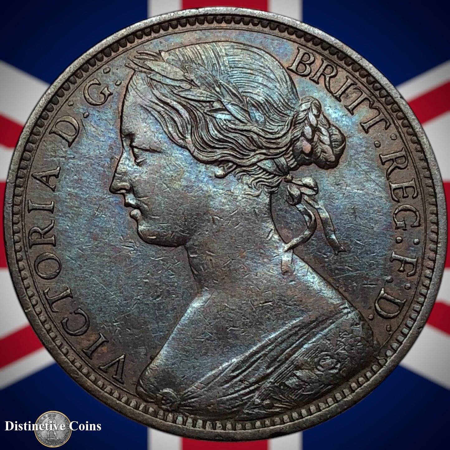 Great Britain 1862 Penny 1d GB6235