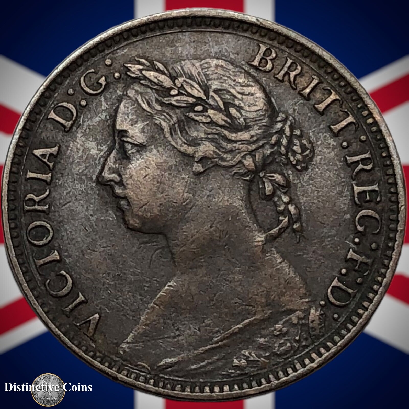 Great Britain 1881 H Farthing 1/4d GB3891