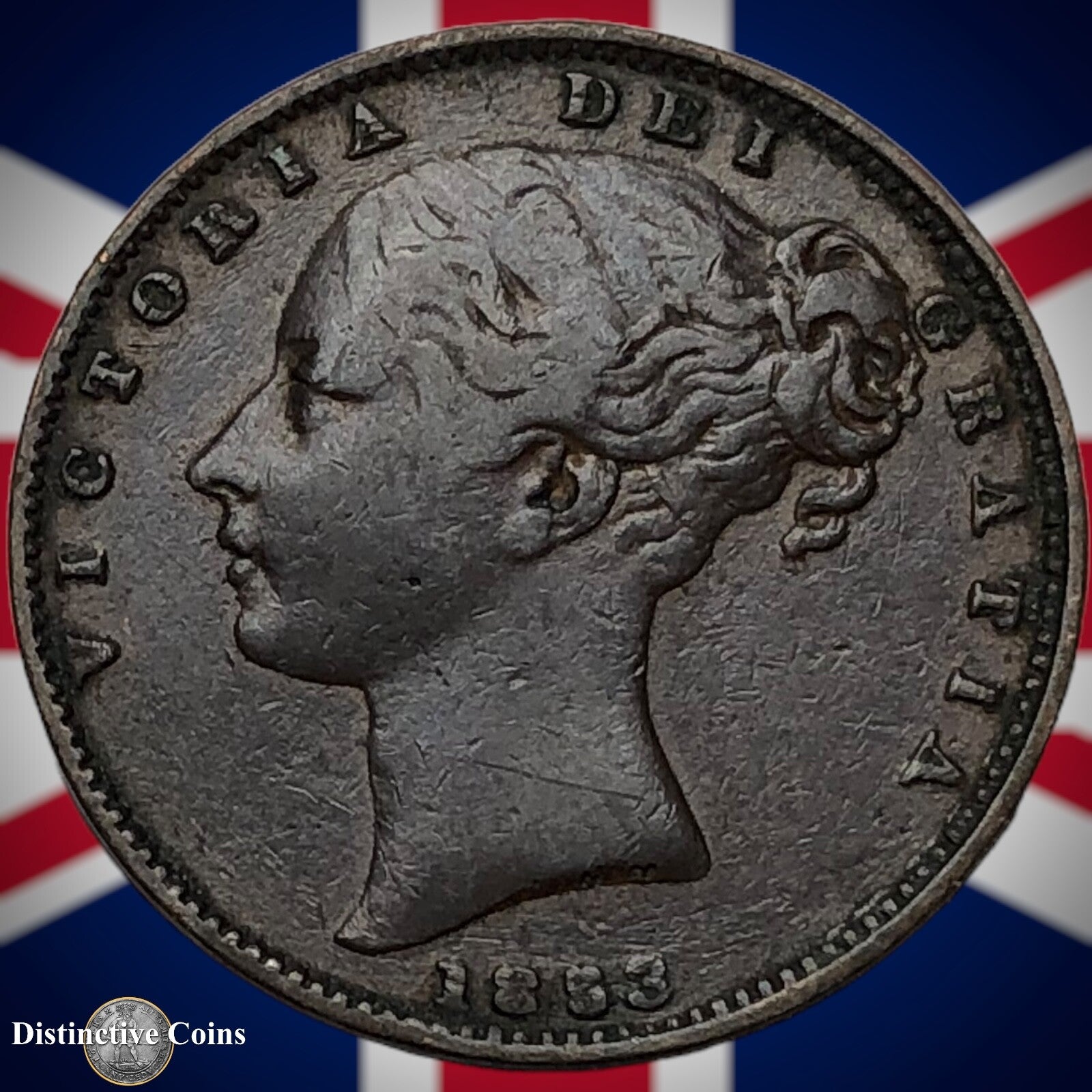 Great Britain 1853 Farthing 1/4d GB3438
