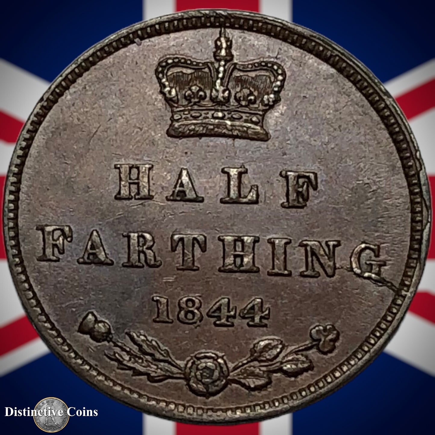 Great Britain 1844 Half Farthing 1/2 Penny GB3094