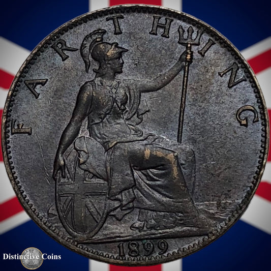 Great Britain 1899 Farthing 1/4d GB4459