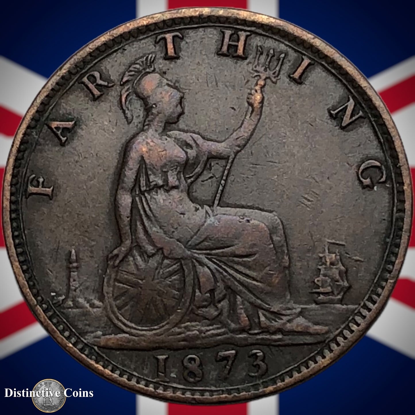 Great Britain 1873 Farthing 1/4d GB3670