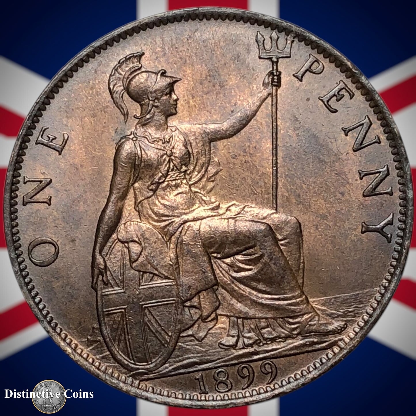 Great Britain 1899 Penny 1d GB6617