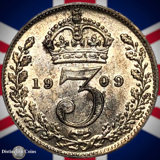 Great Britain 1909 Three Pence GB2129