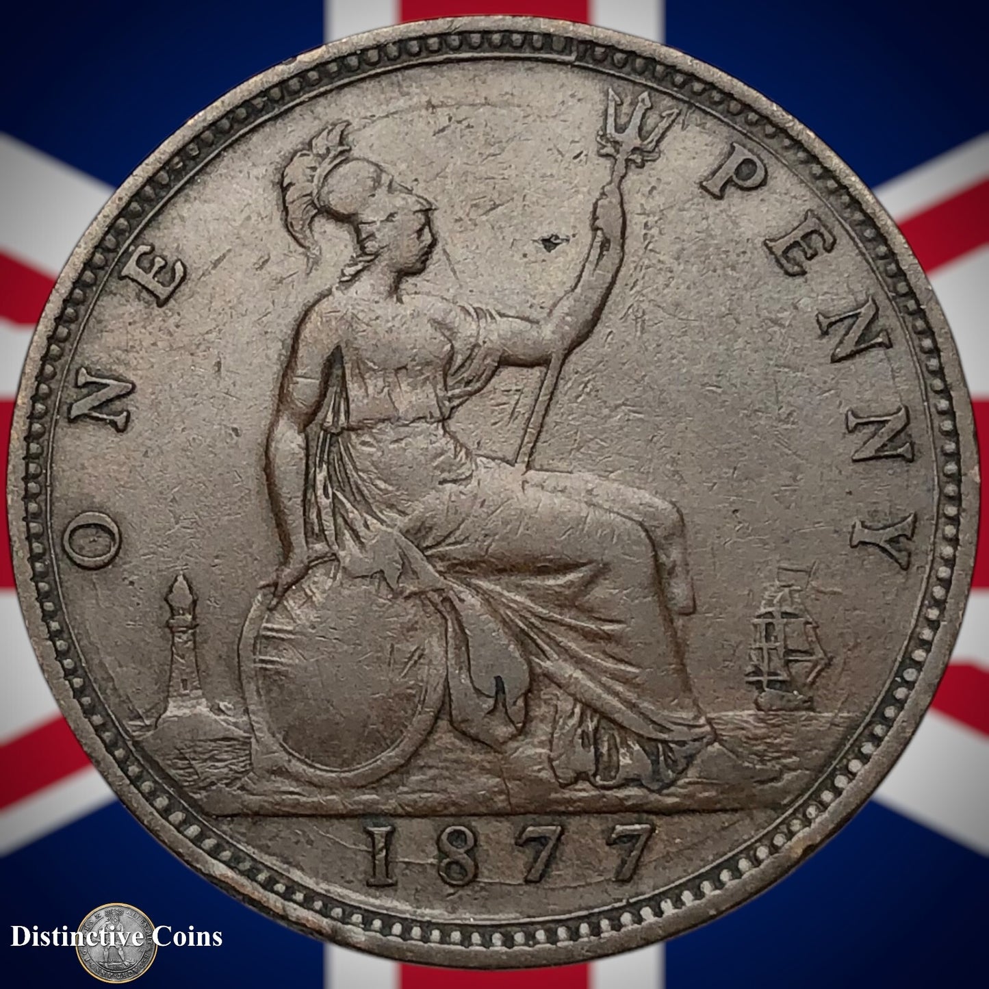 Great Britain 1877 Penny 1d GB6389