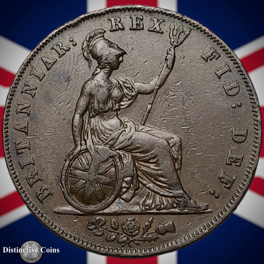 Great Britain 1826 Half Penny 1/2d GB5201