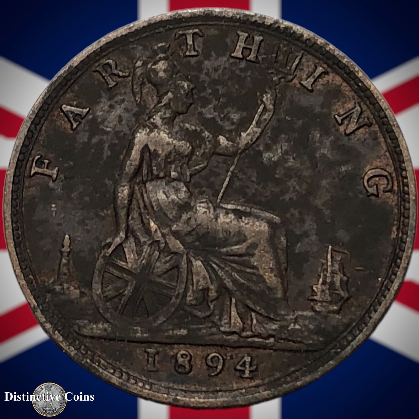 Great Britain 1894 Farthing 1/4d GB4372