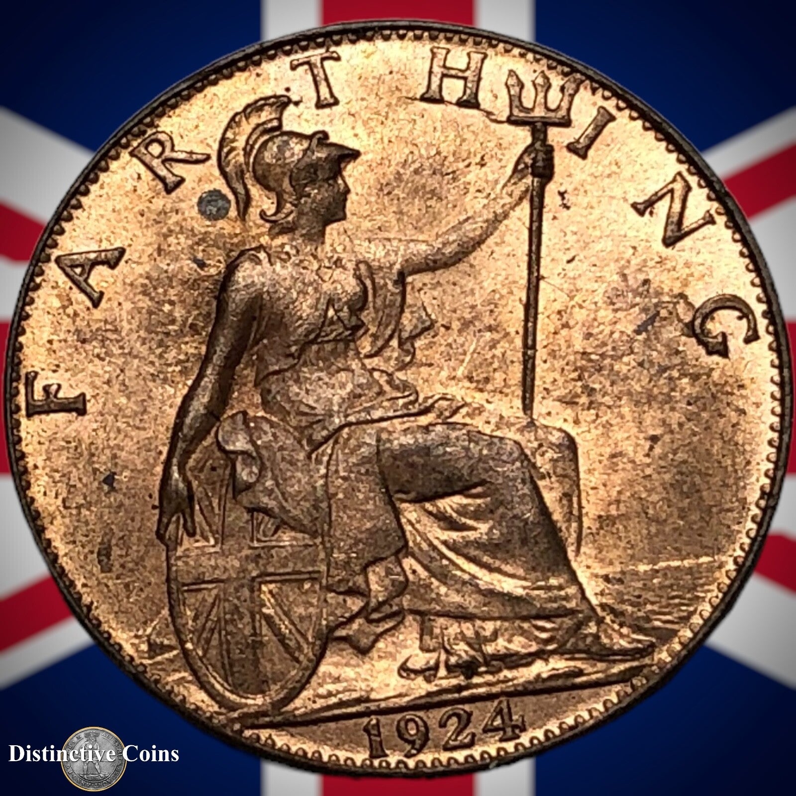 Great Britain 1924 Farthing 1/4d GB4793