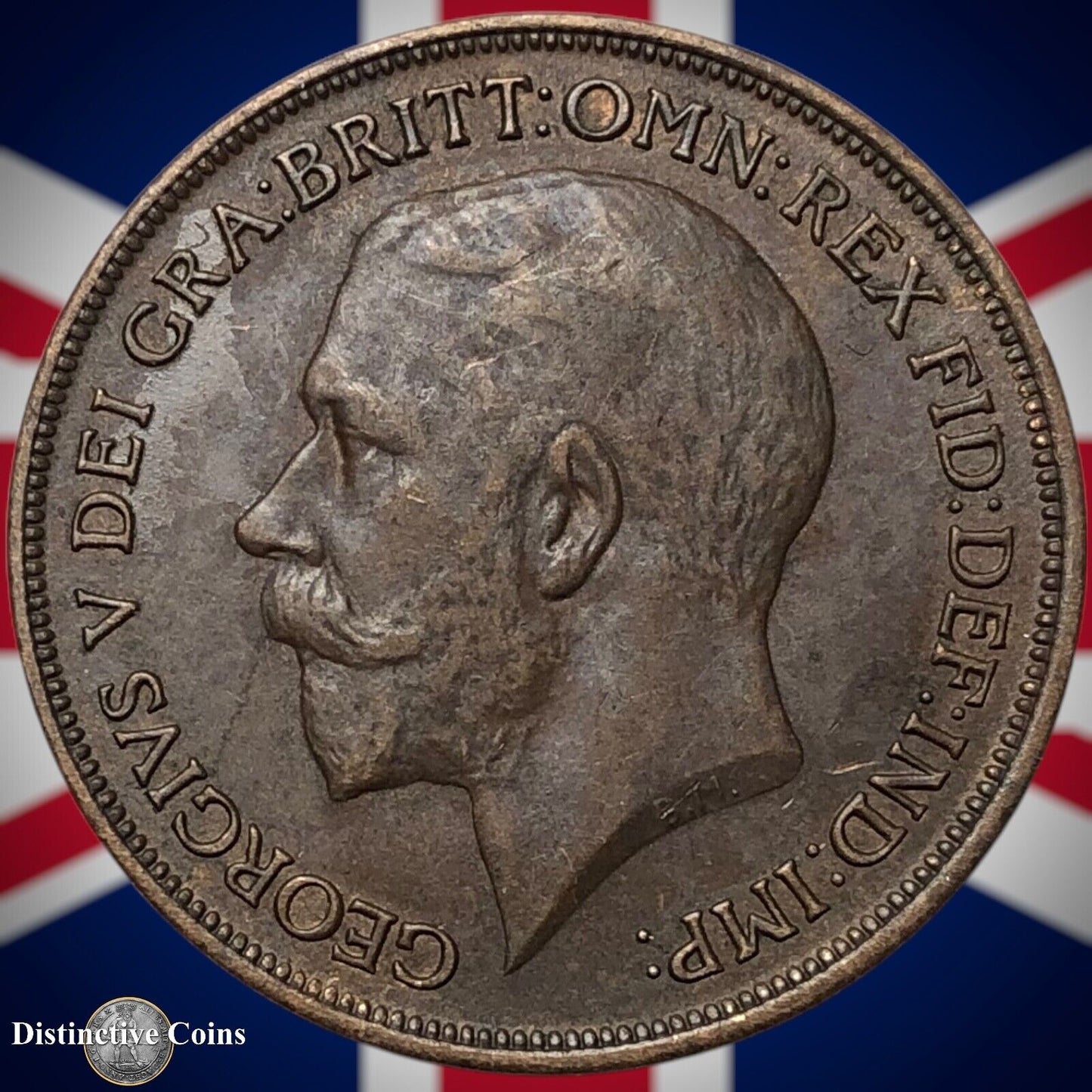 Great Britain 1916 Penny 1d GB6825