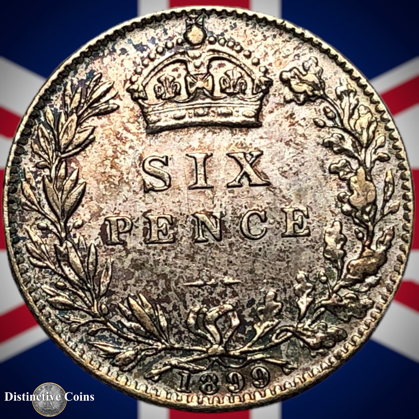 Great Britain 1899 Six Pence GB2807