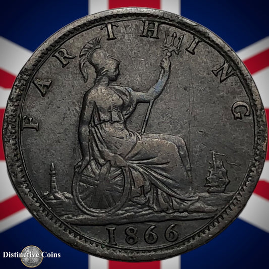 Great Britain 1866 Farthing 1/4d GB3561