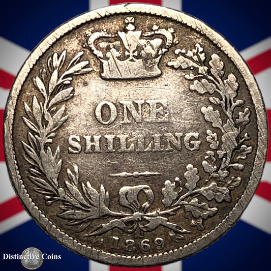 Great Britain 1869 British One Shilling GB0307