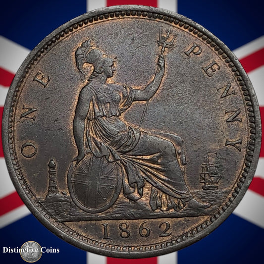 Great Britain 1862 Penny 1d GB6230