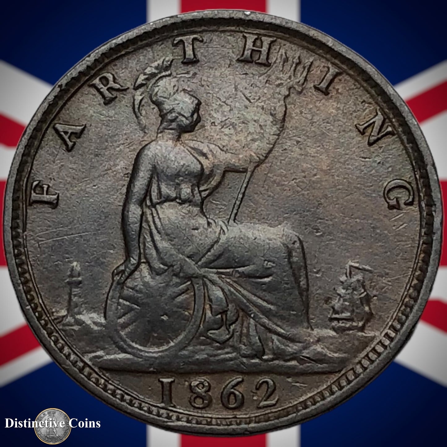 Great Britain 1862 Farthing 1/4d GB3501