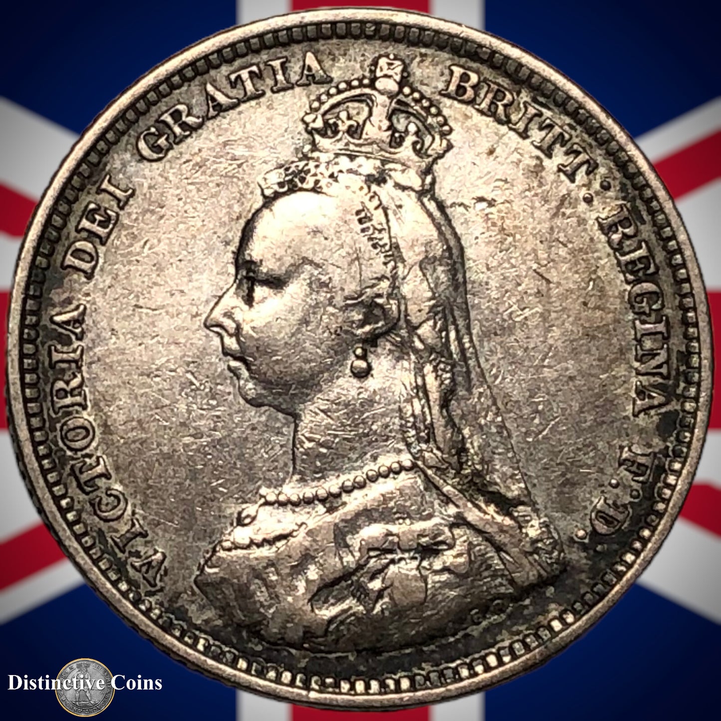 Great Britain 1889 British One Shilling GB0553