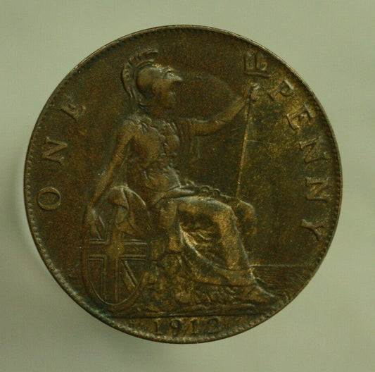 Great Britain 1912H  1 Penny  XF  Key A346