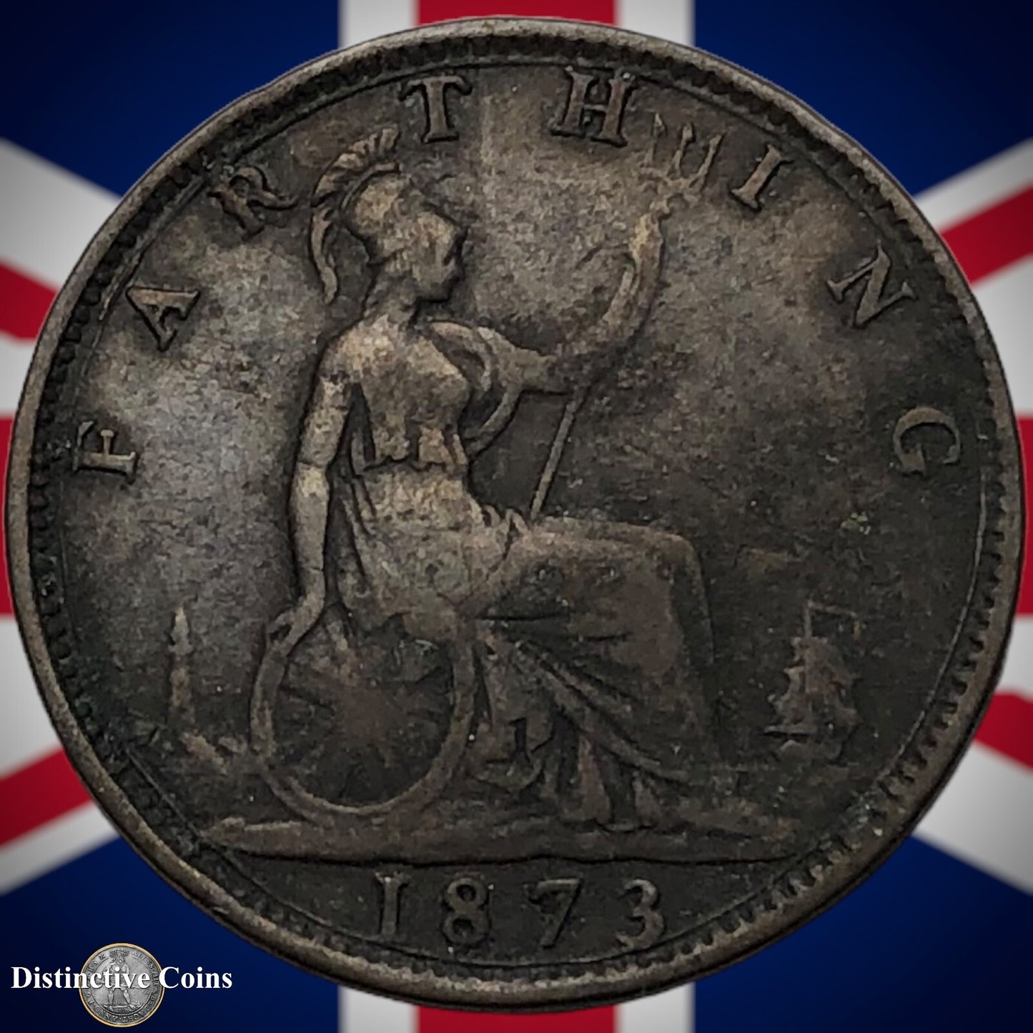 Great Britain 1873 Farthing 1/4d GB3677